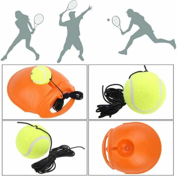 Tennis |   Tennis Exercise Equipment Rebound Ball Non-slip Base for Adults/Kids/Beginners