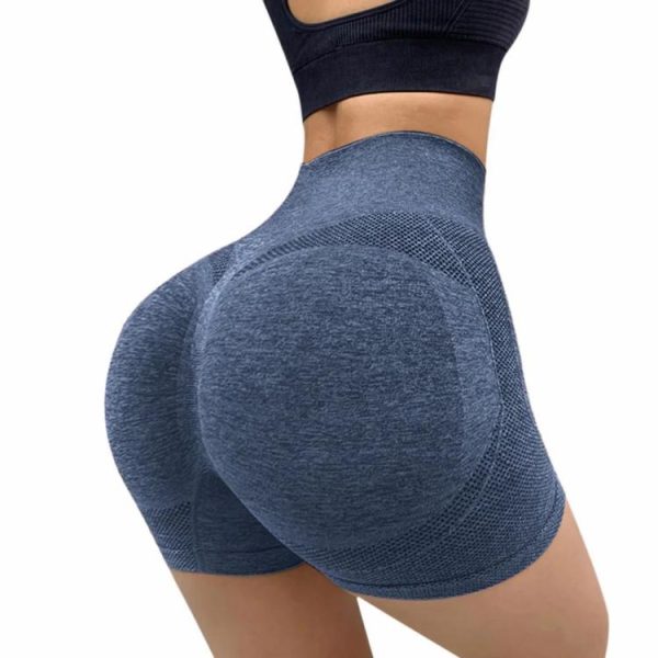 Exercises of Yoga |   High Waist Fitness Yoga Shorts Lift Butt Women Yoga Running Gym Leggings