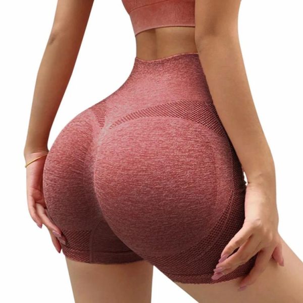 Exercises of Yoga |   High Waist Fitness Yoga Shorts Lift Butt Women Yoga Running Gym Leggings