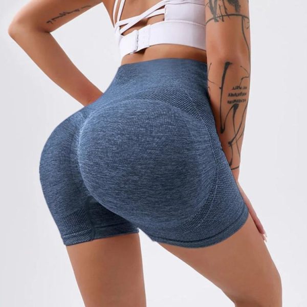 Exercises of Yoga |   High Waist Fitness Yoga Shorts Lift Butt Women Yoga Running Gym Leggings