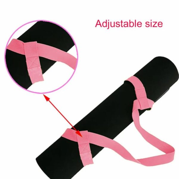 Exercises of Yoga |   Yoga Mat Strap Adjustable Yoga Mat Carrier Stretching Strap for Daily Stretching