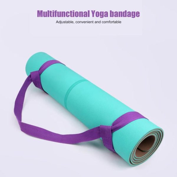 Exercises of Yoga |   Yoga Mat Strap Adjustable Yoga Mat Carrier Stretching Strap for Daily Stretching