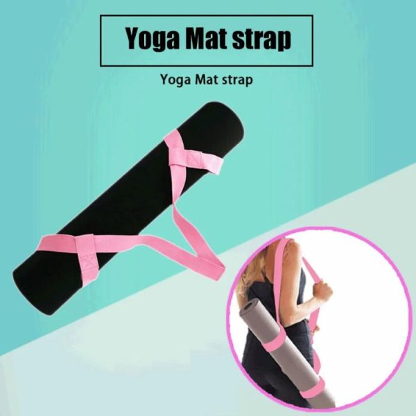 Exercises of Yoga |   Yoga Mat Strap Adjustable Yoga Mat Carrier Stretching Strap for Daily Stretching