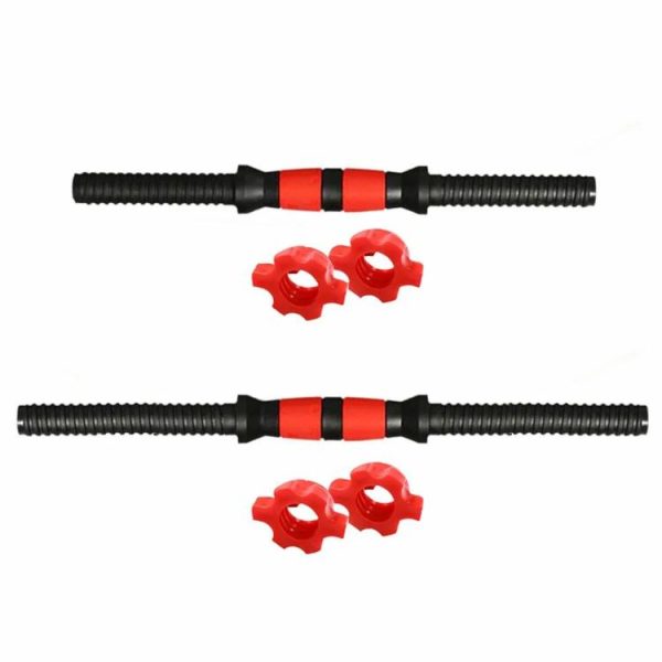 Fitness Equipment |   Dumbbell Bar Set Connecting Steel Tube w/ Non-Slip Grip Fitness Barbell Bar