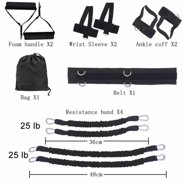 Fitness Equipment |   Sports Fitness Resistance Bands Set Bouncing Strength Training Equipment